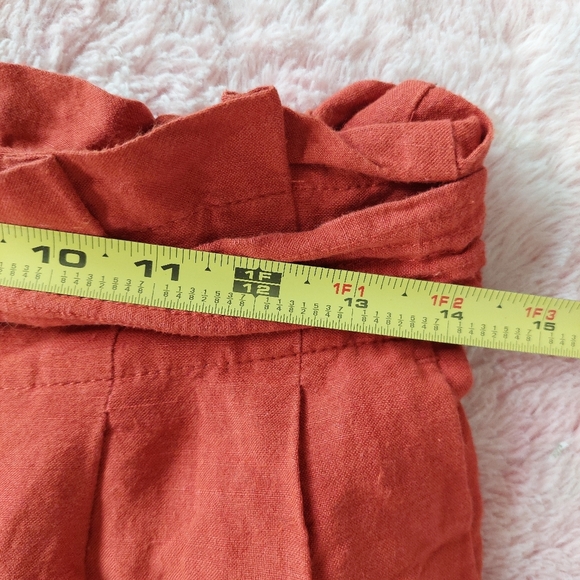 Madewell Tie-Waist Huston Pull-On Crop Pants Size Meduim - Picture 8 of 10